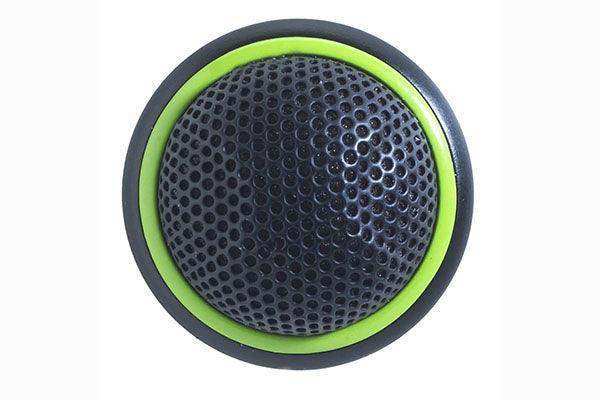 Shure MX395B/O-LED Microflex Low-Profile Omnidirectional Boundary Microphone with Logic-Control LED for Installs (Black) Microphnes Shure