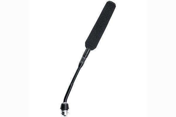 Shure MX405LP/MS 5" Gooseneck Microphone with Mini-Shotgun Condenser Cartridge (Bicolor Status Indicator, No Preamp) Microphnes Shure