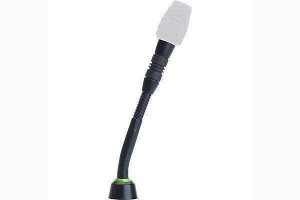 Shure MX405LP/N 5" Microflex Modular Gooseneck Microphone with Top Light Ring (Black, No Preamp, No Mic Capsule) Microphnes Shure