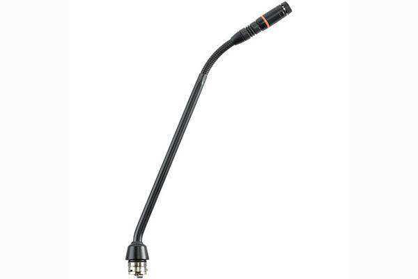 Shure MX410RLP/S 10" Gooseneck Mic with Supercardioid Capsule, No Preamp, and Red LED Ring on Top (Black) Microphnes Shure