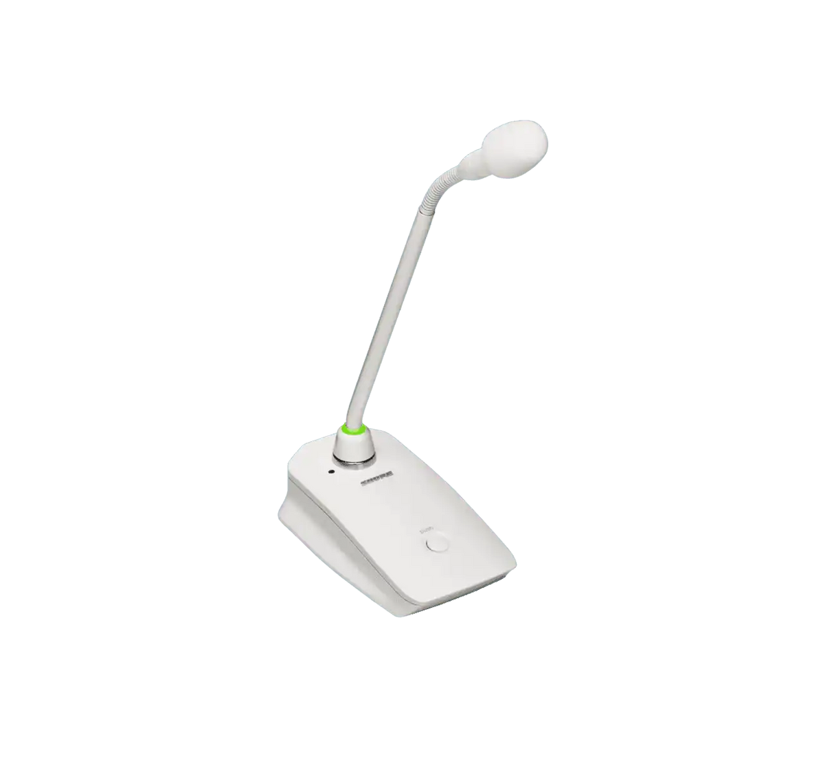 Shure MXW8W=-Z10 Desktop Gooseneck Base Transmitter (White) Microphones Shure