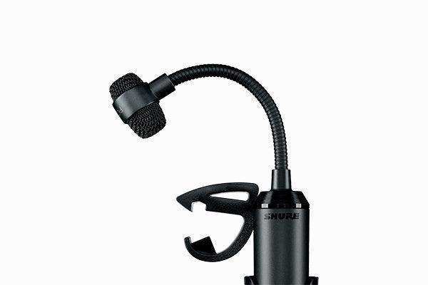 Shure PGA98D-XLR Cardioid condenser gooseneck drum microphone - AP98DM drum mount, XLR-XLR cable Microphnes Shure