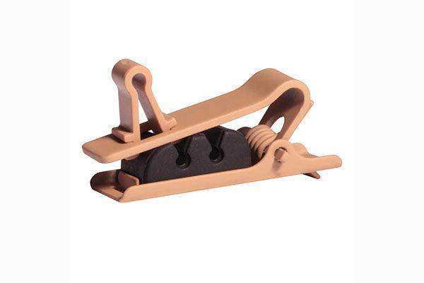 Shure RPM40STC/C SINGLE MOUNT COCOA TIE CLIP, QTY. 3 Microphones Shure