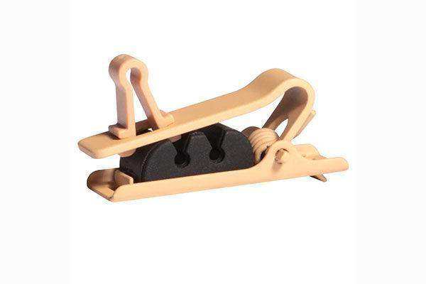 Shure RPM40STC/T SINGLE MOUNT TAN TIE CLIP, QTY. 3 Microphones Shure