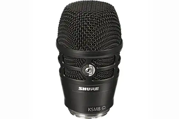 Shure RPW174 KSM8 Dualdyne Cardioid Dynamic Wireless Microphone Capsule (Black) Microphnes Shure