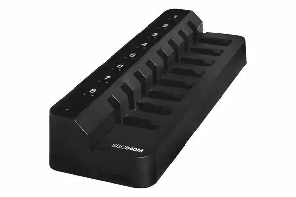 Shure SBC840M-US 8-Bay, Networked, Battery-only Tray Charger Microphnes Shure