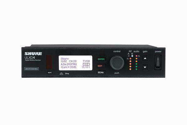 Shure Single Digital Wireless Receiver (530-602 MHz) - ULXD4GV=-H50 Audio Components Shure