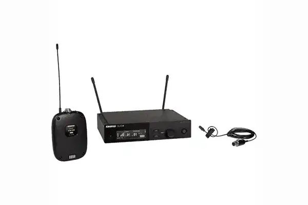 Shure SLXD14/DL4B Digital Wireless DuraPlex Omni Lavalier Microphone System Microphones Shure