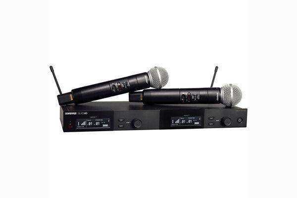 Shure SLXD24D/B58 Dual Wireless Vocal System Microphones Shure SLXD24D/B58-G58
