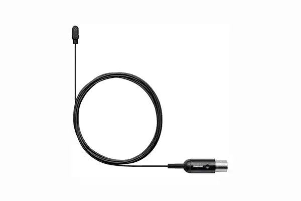 Shure TwinPlex TL47 Omnidirectional Lavalier Microphone (TA4F, Black) - TL47B/O-MTQG Microphones Shure