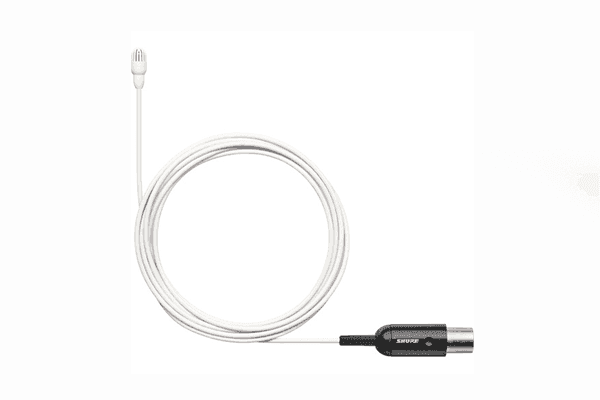 Shure TwinPlex TL47 Omnidirectional Lavalier Microphone (TA4F, White) - TL47W/O-MTQG Microphones Shure