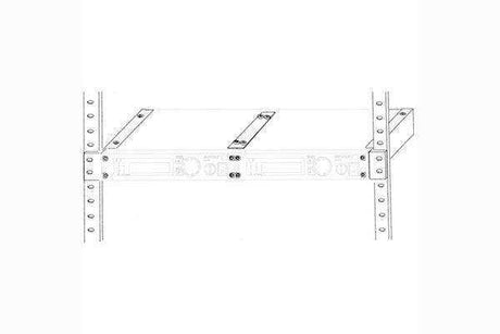 Shure UA507 Rackmount Kit for Two ULX Wireless Receivers - UA507 Microphones Shure