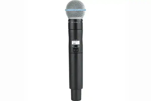 Shure ULXD2-B58 Digital Handheld Wireless Microphone Transmitter with Beta 58A Capsule - (G50: 470 to 534 MHz) Microphones Shure