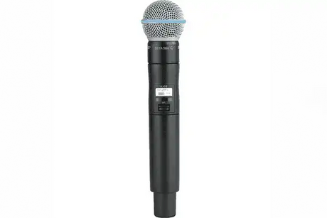 Shure ULXD2-B58 Digital Handheld Wireless Microphone Transmitter with Beta 58A Capsule - (V50: 174 to 216 MHz) Microphones Shure