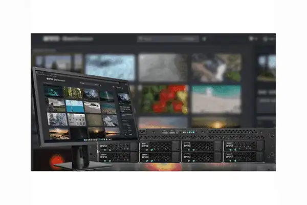 Studio Network Solutions EVO 8-Bay Shared Storage Server Plus Sharebrowser Media Asset Management (96TB) - 8B96TB-2X10C Video Studio Network Solutions