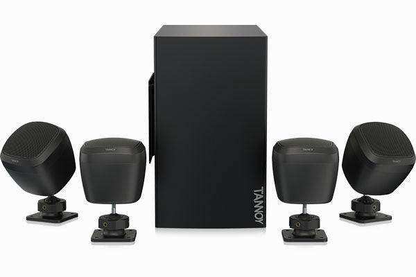 Tannoy SAT SUB 4PACK Packaged Satellite-Subwoofer Loudspeaker System (Black) - TA-SAT-SUB-4PACK Speakers Tannoy