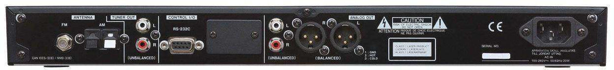 Tascam CD-400U CD/SD/USB Player with Bluetooth and AM/FM Tuner Audio Players & Recorders Tascam