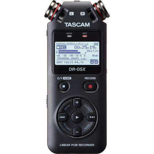 Tascam DR-05X 2-Input / 2-Track Portable Audio Recorder with Onboard Stereo Microphone Audio Tascam