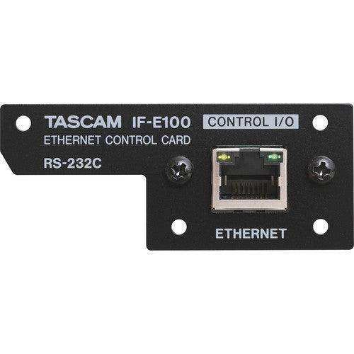 Tascam IF-E100 Ethernet Control Card for CD-400U Audio Players & Recorders Tascam