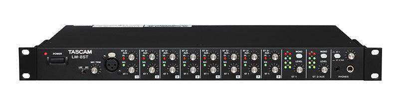 Tascam LM-8ST Rackmount Line Mixer Audio Mixers Tascam