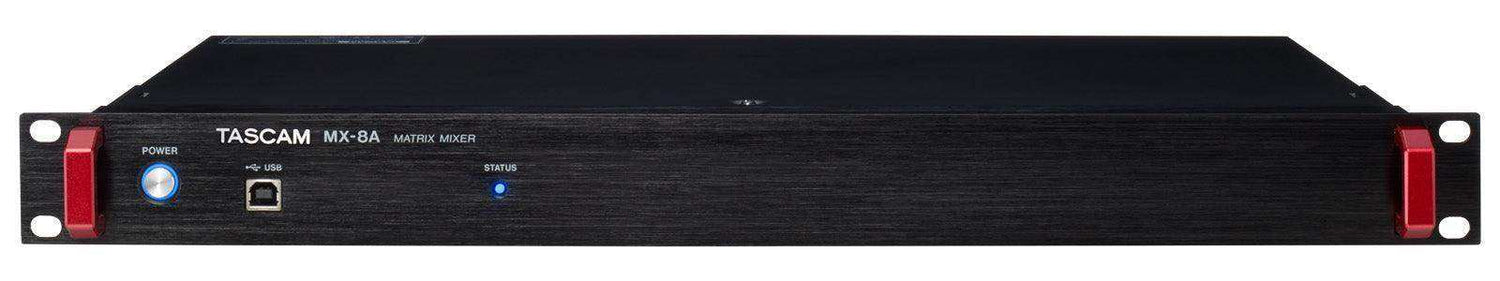 Tascam MX-8A 8 in / 8 out Matrix Mixer with built-in DSP Audio Mixers Tascam