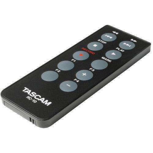 Tascam RC-10 Wired/Wireless Remote for DR-Series Recorders Audio Tascam