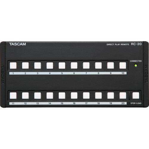 Tascam RC-20 Direct Play Remote for CD-500/CD-500B Audio Tascam