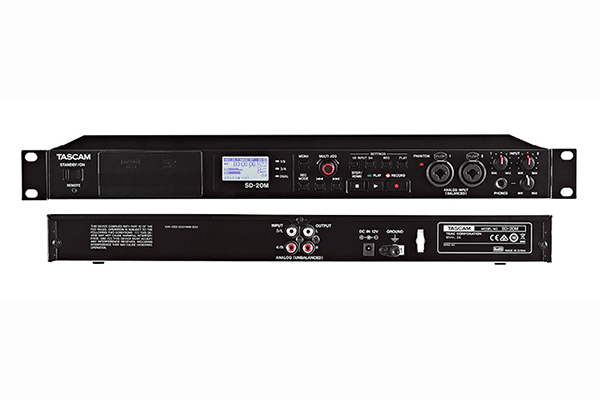 TASCAM SD-20M Solid State Recorder With Mic Inputs