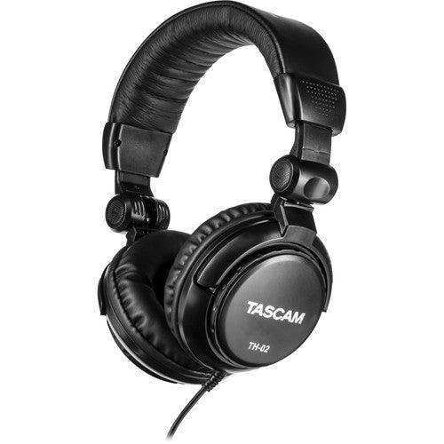 Tascam TH-02-B Studio Headphones (Black) Audio Tascam