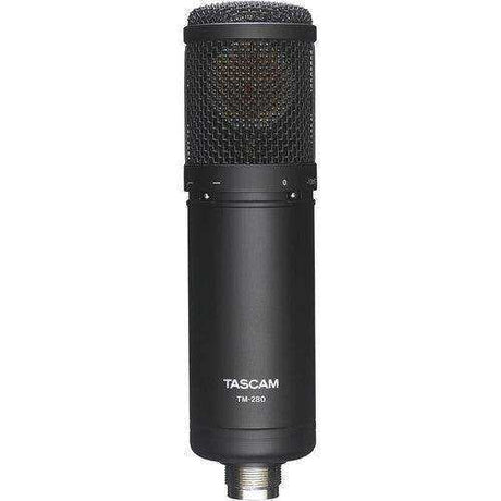 Tascam TM-280 Studio Microphone with Flight Case, Shockmount, and Pop Filter Audio Tascam