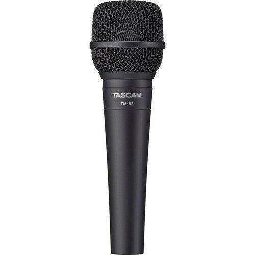 Tascam TM-82 Dynamic Microphone for Vocals and Instruments Audio Tascam