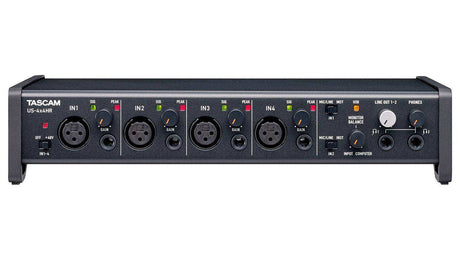 Tascam US-4x4HR 4Mic, 4IN/4OUT High Resolution Versatile USB Audio Interface Audio Tascam