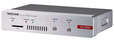 Tascam VSR-264 AV Over IP Encoder and Decoder Appliance for Full HD Live Streaming Microphones Tascam