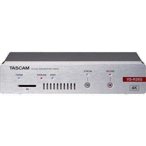 Tascam VSR-265 Stand-Alone 4K UHD Video Encoder/Decoder for Live Streaming (HDMI) Audio Tascam