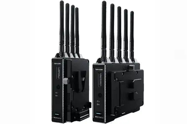 Teradek Bolt 4K 750 12G-SDI / HDMI Wireless Video Deluxe Kit (Up to 750', V-Mount) - 10-2100-V Wireless Streaming Teradek