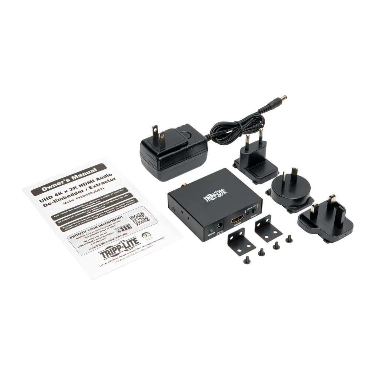 Tripp Lite P130-000-AUDIO 4K HDMI Audio De-Embedder/Extractor Electronics Tripp Lite