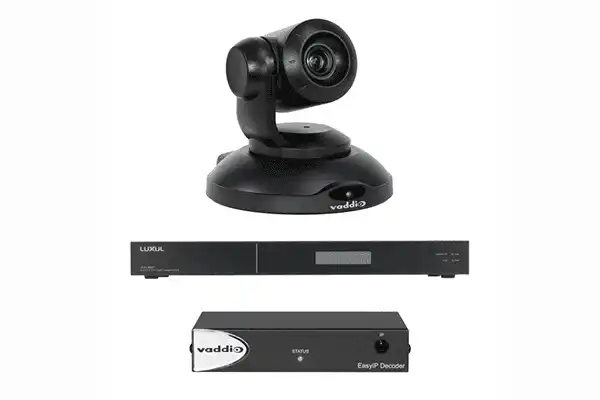 Vaddio- 999-30201-000 EasyIP 10 Base Kit with Professional IP PTZ Camera (Black) Video Cameras Vaddio