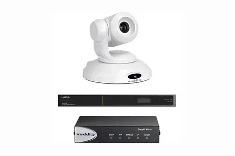 Vaddio- 999-30231-000W EasyIP 20 Mixer Base Kit EasyIP 20 Mixer Base Kit Series (White) Video Cameras Vaddio