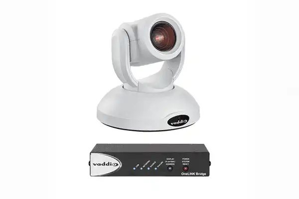 Vaddio- 999-9950-200W RoboSHOT 20 UHD OneLINK Bridge System (White) Video Cameras Vaddio