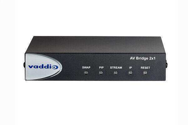 Vaddio AV Bridge 2x1 Lecture Capture Device - 999-8250-000 Audio Components Vaddio