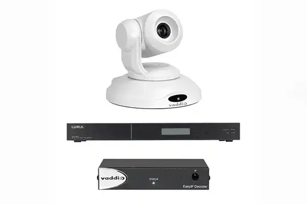 Vaddio EasyIP 10 Base Kit with Professional IP PTZ Camera (White) - 999-30201-000W Video Cameras Vaddio