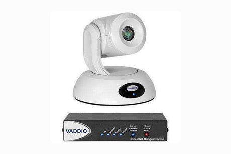 Vaddio RoboSHOT 12E HDBT OneLINK Bridge Express System (White) - 999-99600-270W Video Cameras Vaddio