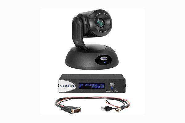 Vaddio RoboSHOT 12E HDBT OneLINK HDMI System for Polycom Codecs (Black) - 999-95450-500 Vaddio