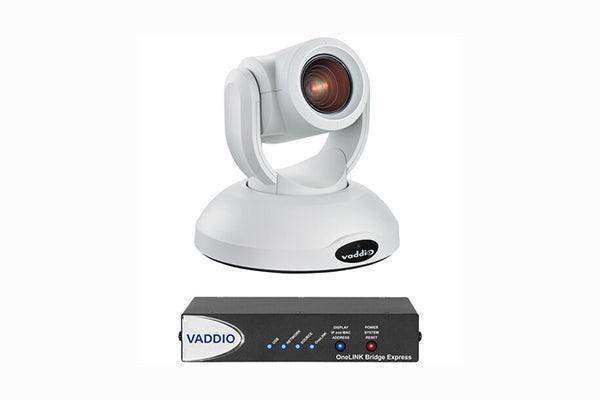 Vaddio RoboSHOT 20 UHD OneLINK Bridge Express System (White) - 999-9950-270W Video Cameras Vaddio