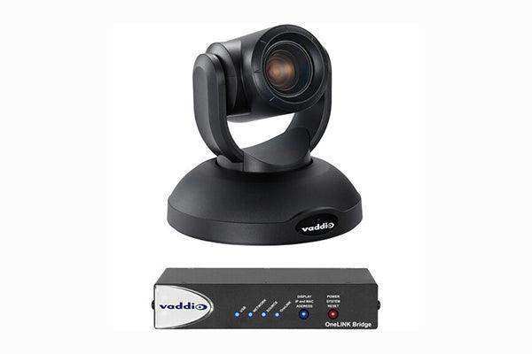 Vaddio RoboSHOT 20 UHD OneLINK Bridge System (Black) - 999-9950-200B Video Cameras Vaddio