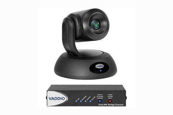 Vaddio RoboSHOT 30E HDBT OneLINK Bridge Express PTZ Camera System (Black) - 999-99630-270 Video Cameras Vaddio