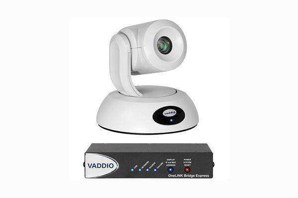 Vaddio RoboSHOT 30E HDBT OneLINK Bridge Express PTZ Camera System (White) - 999-99630-270W Video Cameras Vaddio
