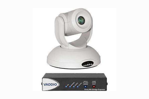 Vaddio RoboSHOT 40 UHD OneLINK Bridge Express System (White) - 999-9952-270W Video Cameras Vaddio