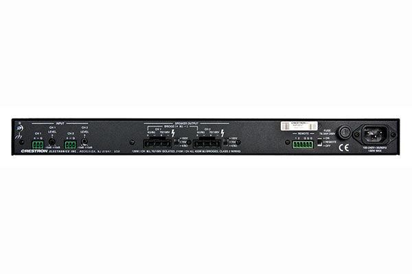 Crestron 2x210W Commercial Power Amplifier, 4-8 or 70-100V - AMP-2210T - Creation Networks