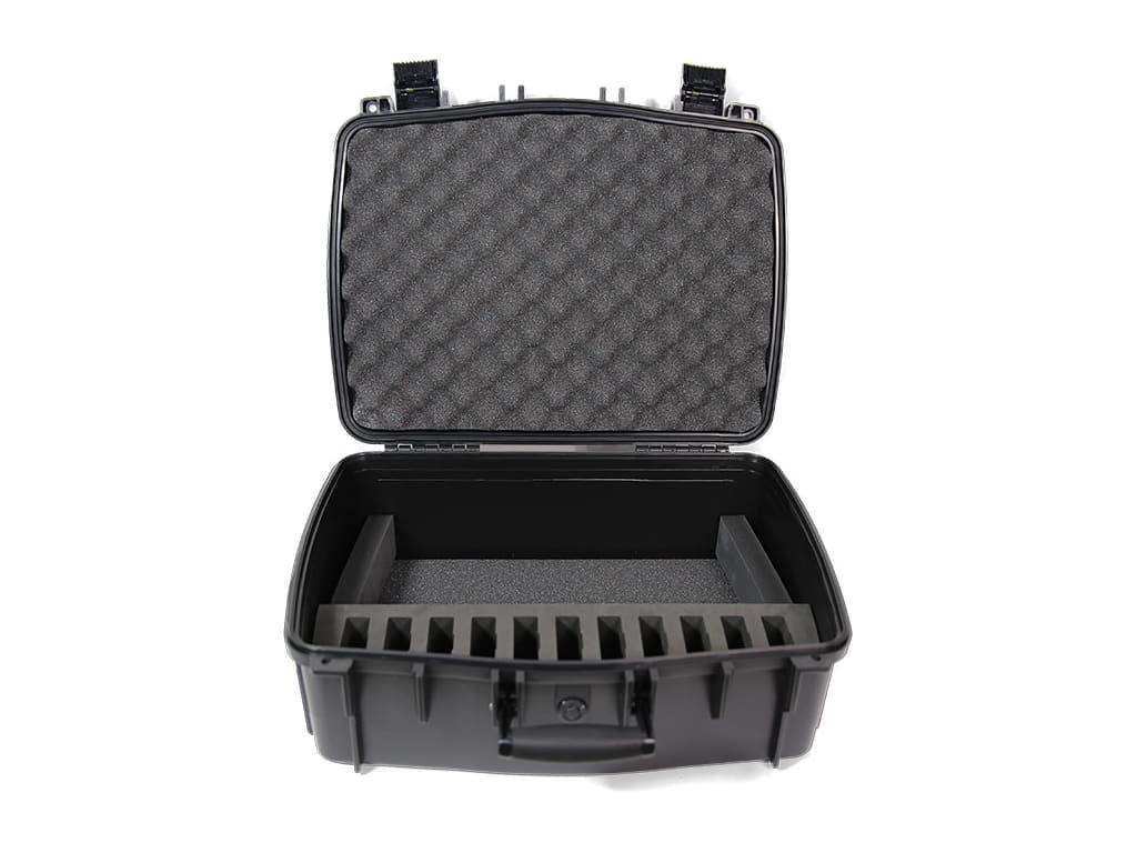 Williams Sound CCS 056 DW 11 Large Water Resistant Carry Case, 11 Slot Foam Insert Assistive Listening Williams AV